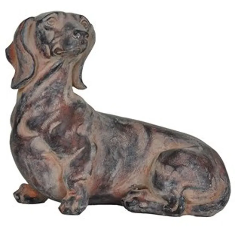 Relaxing Dachshund Statue