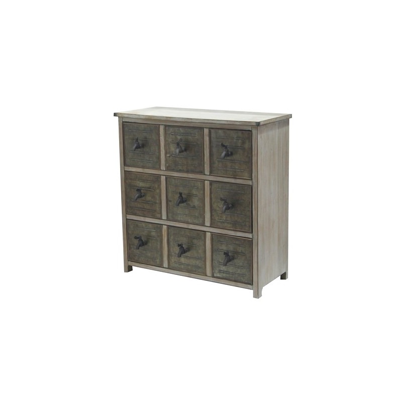 Country Garden 3 Drawer Chest W/ Faucet Hardware