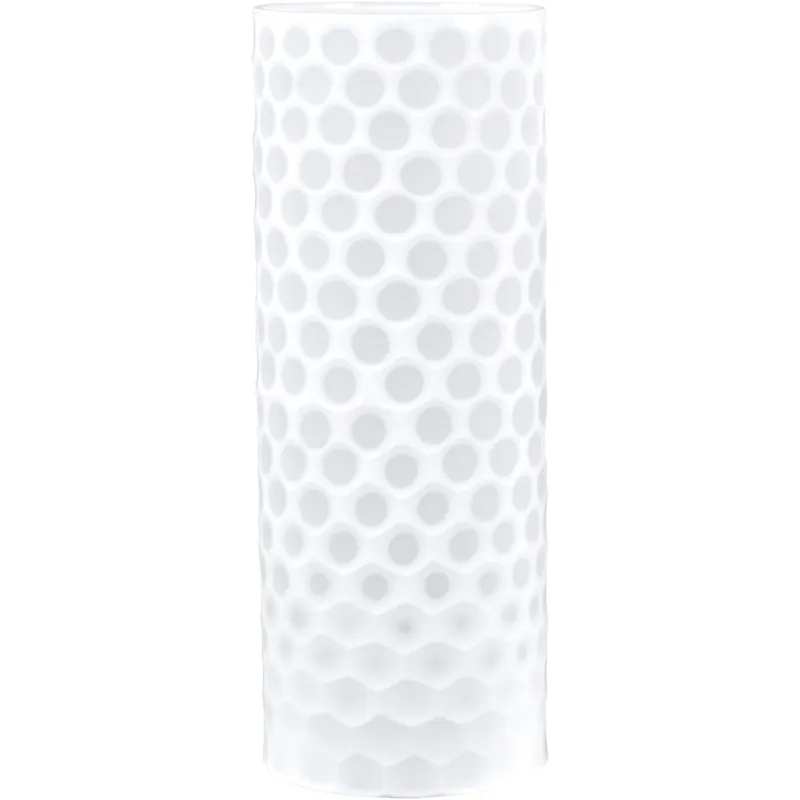 Porsha Modern Large White Glass Vase
