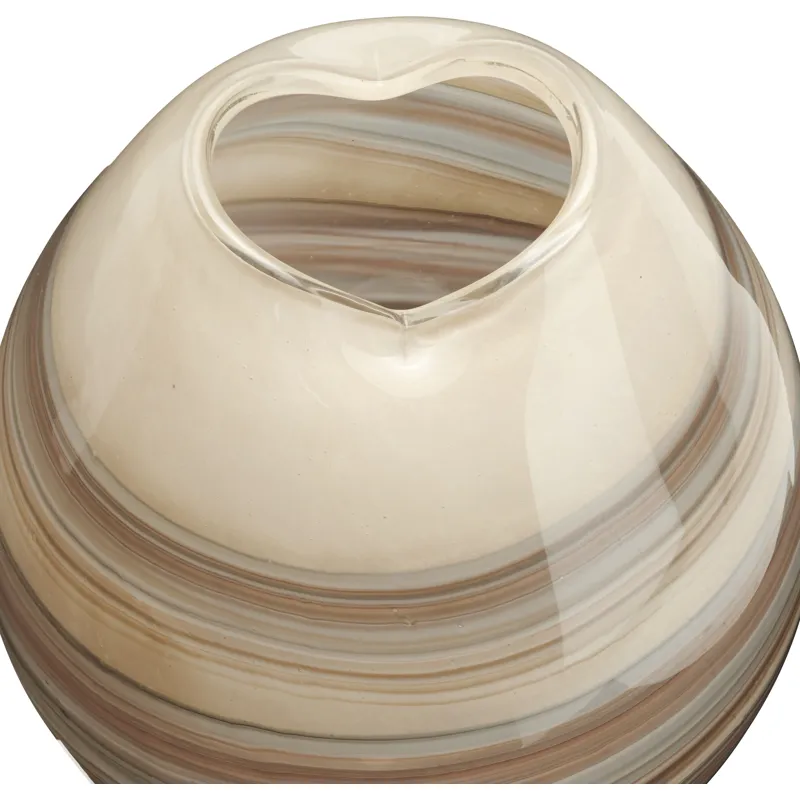 Laurelton Large Brown Glass Vase