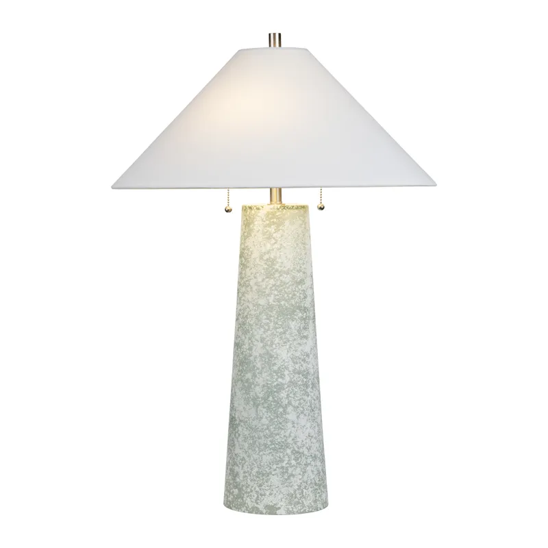 Set Of 2 Glass Table Lamp With Shade