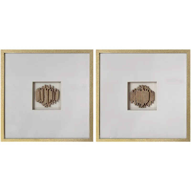 Gold Linear Framed Asrmnt
