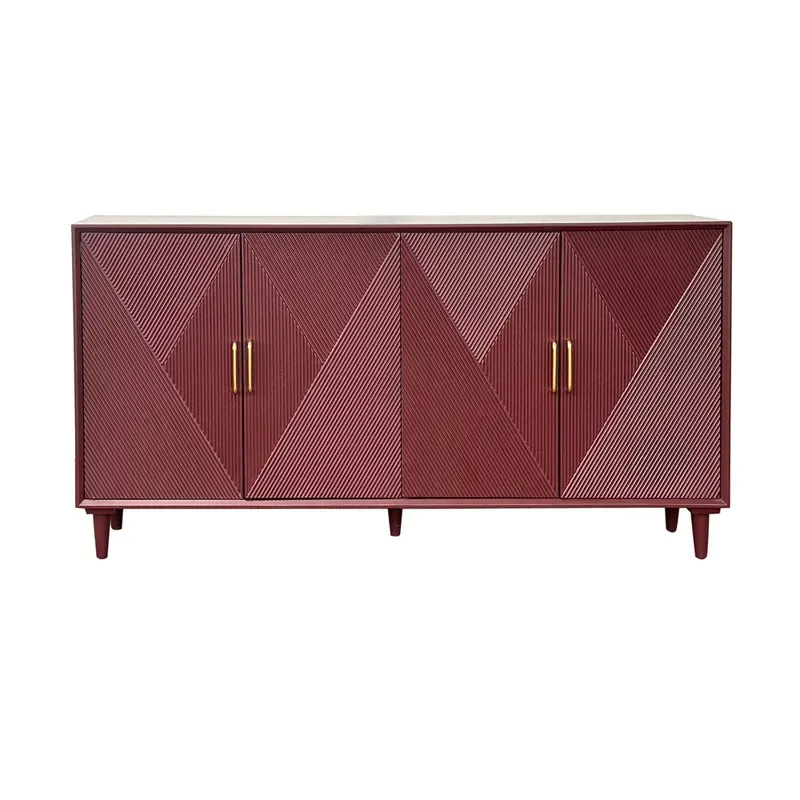 Arvada Four-Door Sideboard (Merlot)