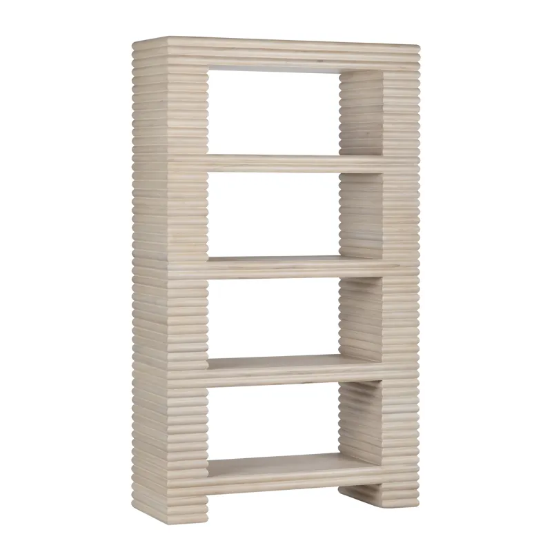 4 Shelf Reeded Etagere/bookcase