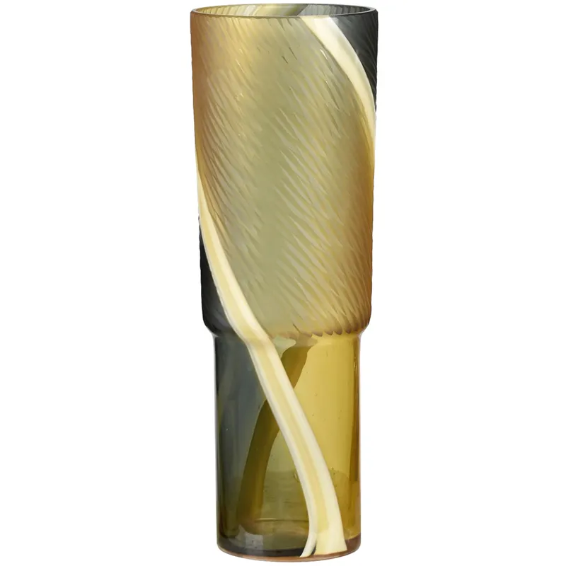 Stapleton Medium Gold Glass Vase
