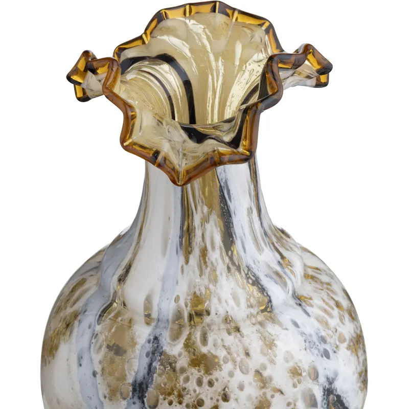 Holloway Small Handcrafted Glass Vase