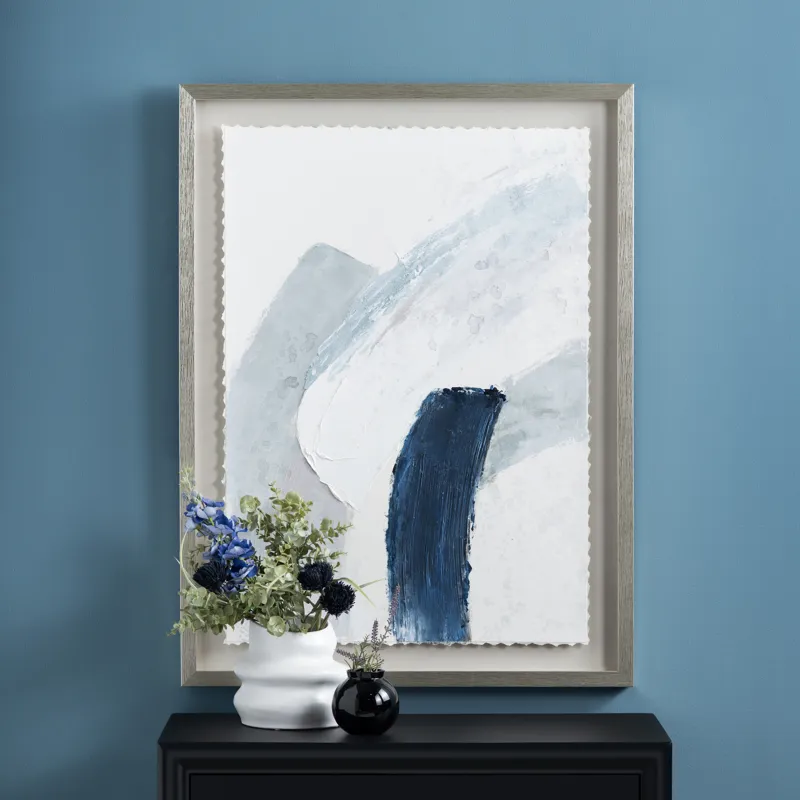 Modern Flow 2-piece Abstract Framed Wall Art Set