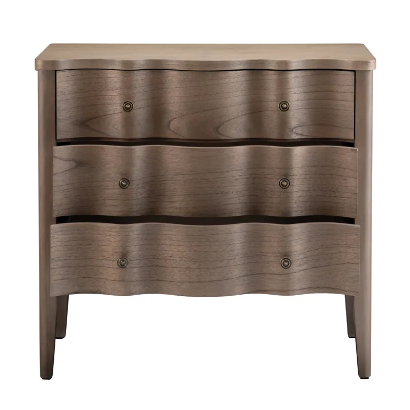3-drawer Light Brown Natural Wood Grain Accent Chest