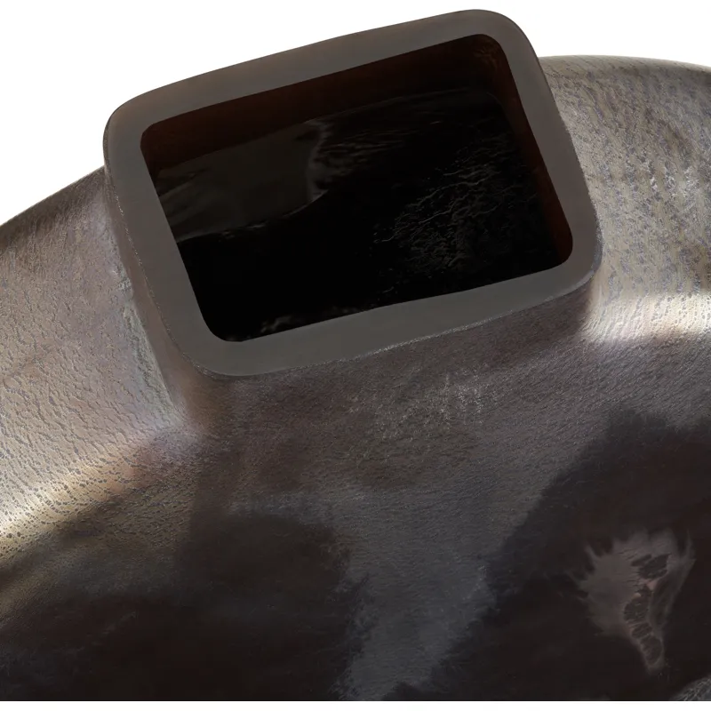 Surrey Small Black Glass Vase