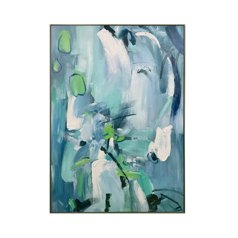Bliss 2 Framed Abstract Canvas Wall Art