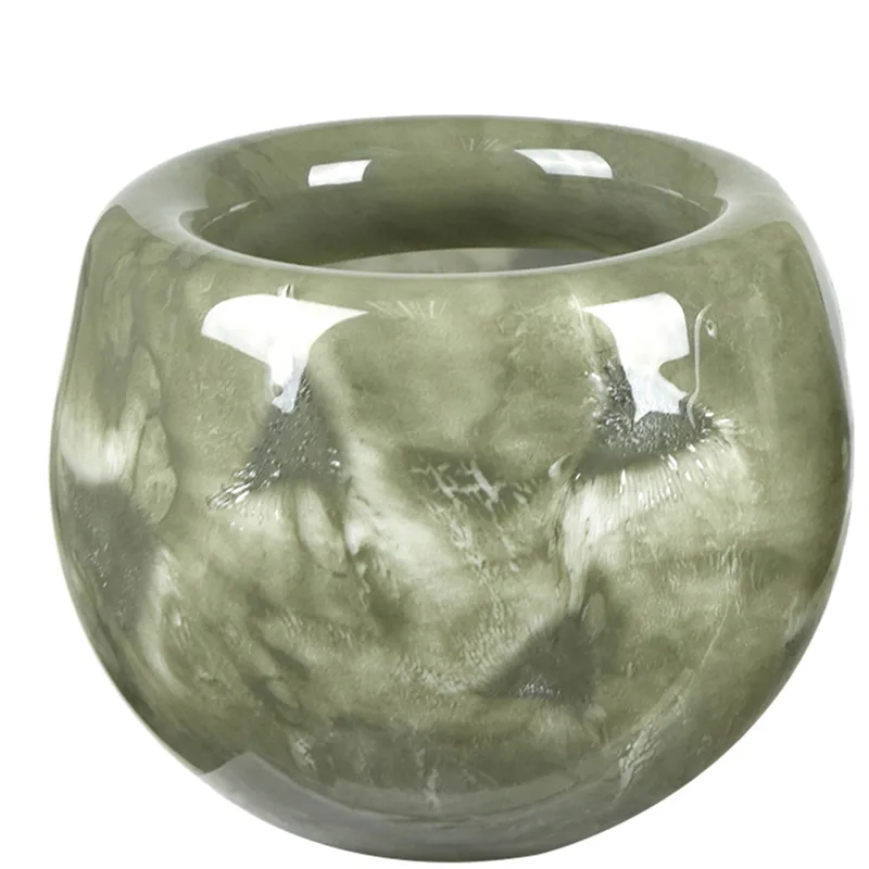 Modesto Small Green Glass Decorative Bowl