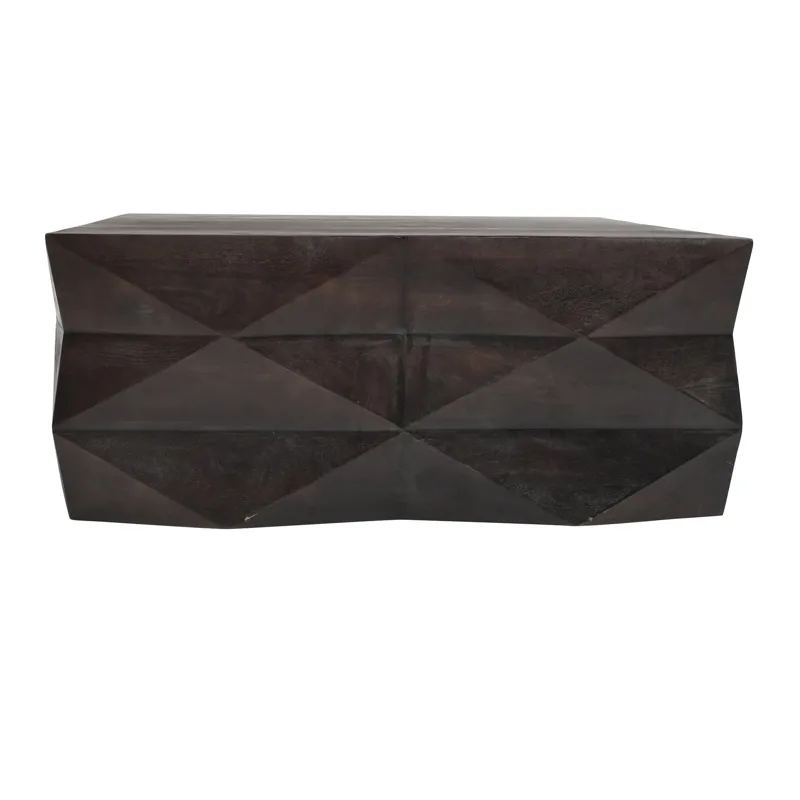 Solid Wood Brown Square Cocktail/coffee Table