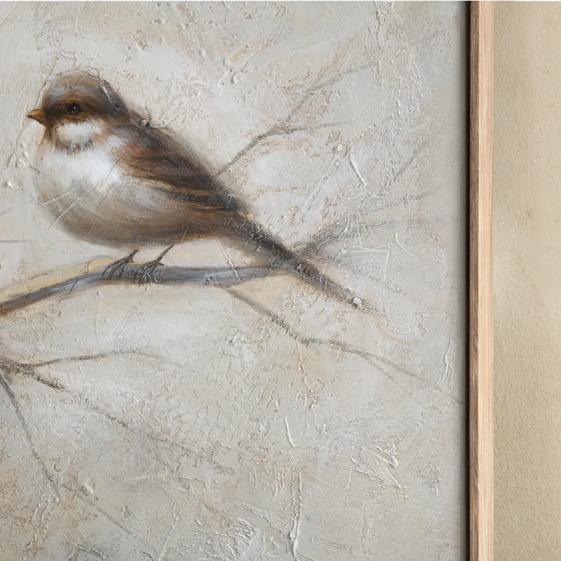 Feathered Friends Framed Canvas Wall Art