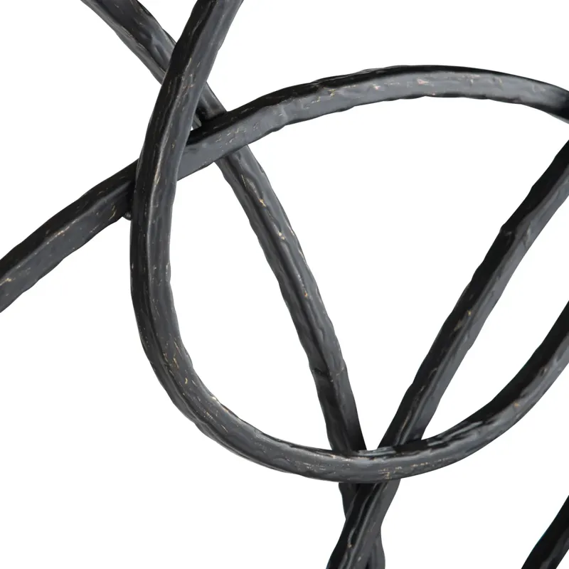 Interwoven 1 Modern Abstract Metal Wall Sculpture
