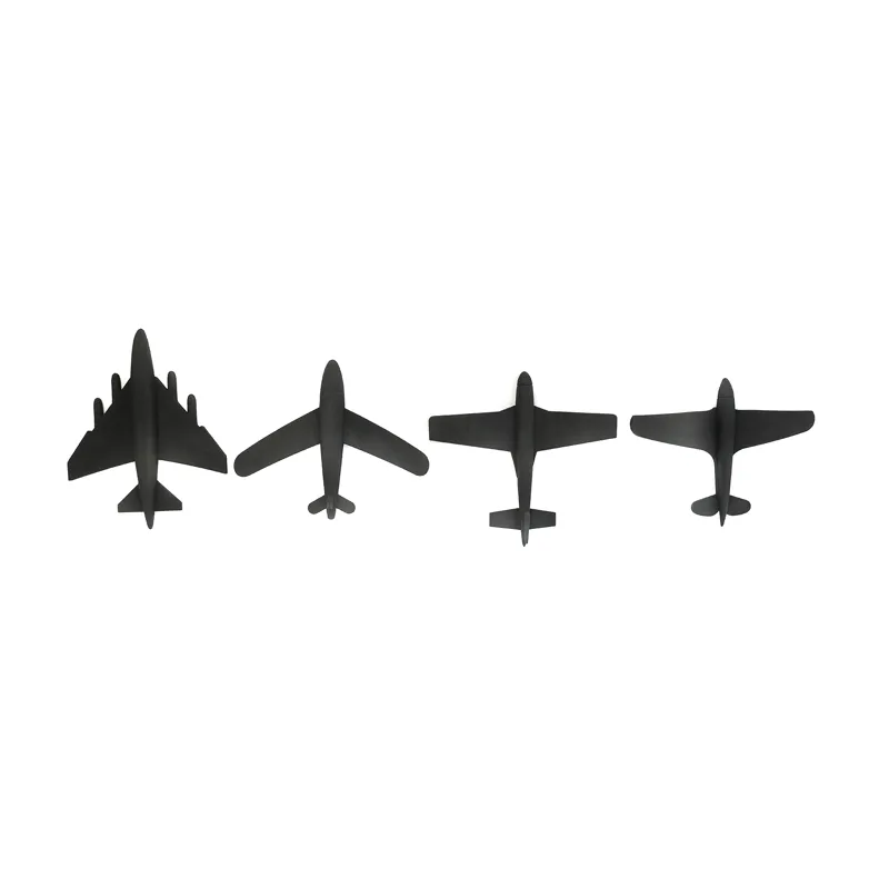 Cleared For Takeoff 4-piece Metal Airplane Wall Art Set