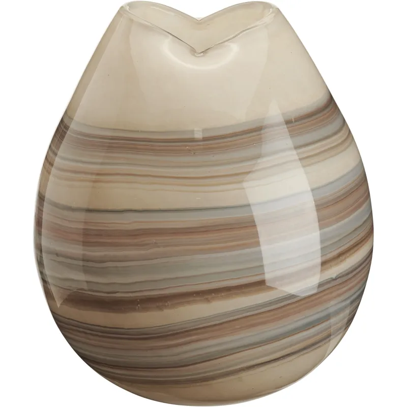 Laurelton Large Brown Glass Vase