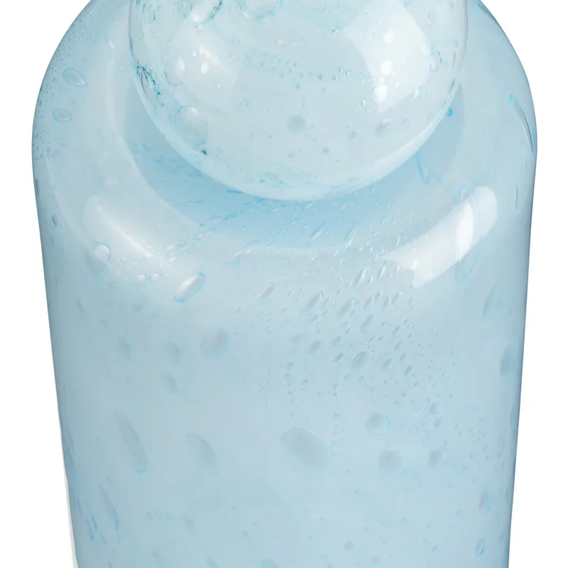 Kyler Large Blue Glass Vase