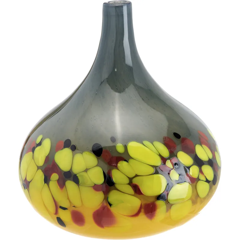 Pavo Small Glass Vase