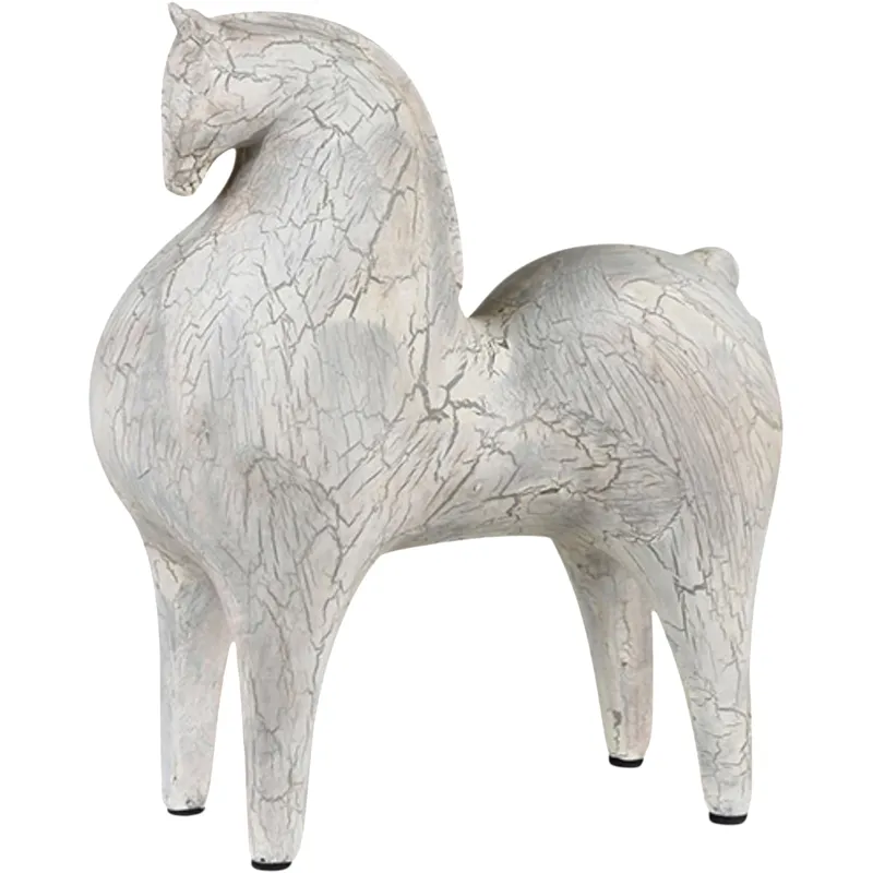 Pegasus Antiqued Resin Statue