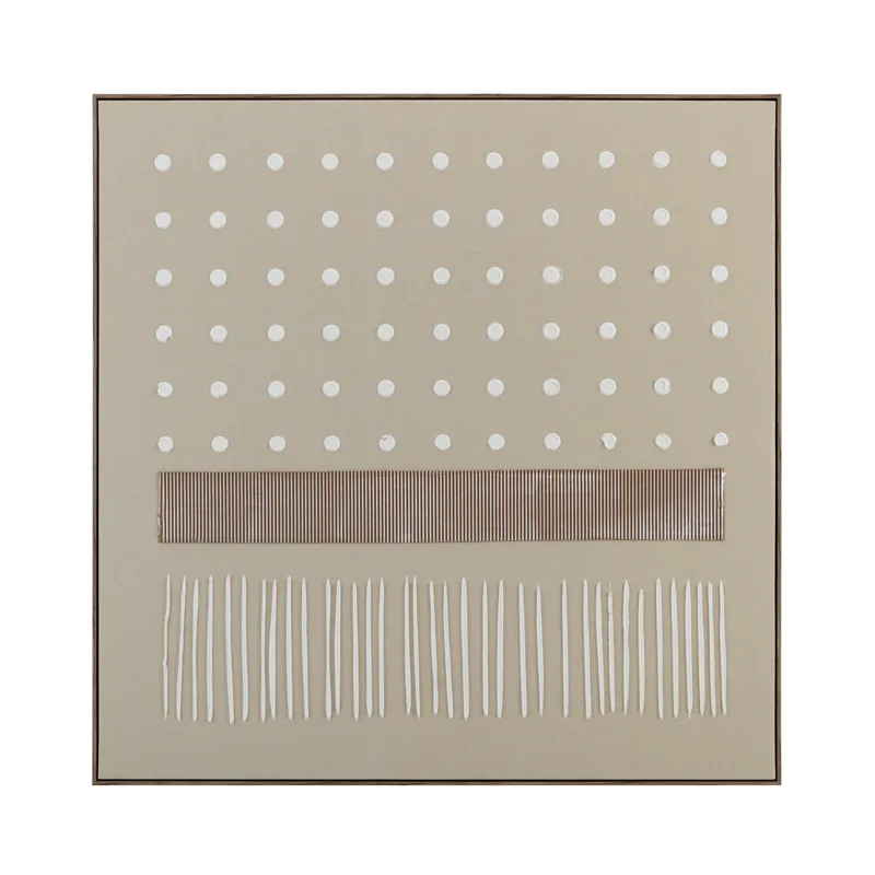 Buchanan Modern Textured Abstract Canvas Wall Art
