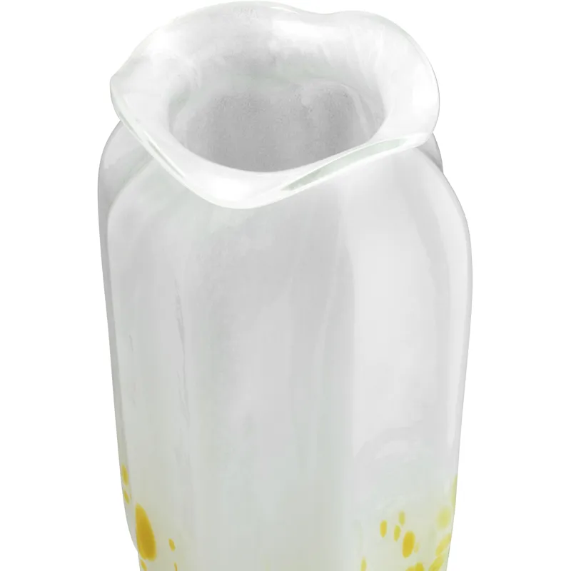 Marcella Large Yellow Glass Vase