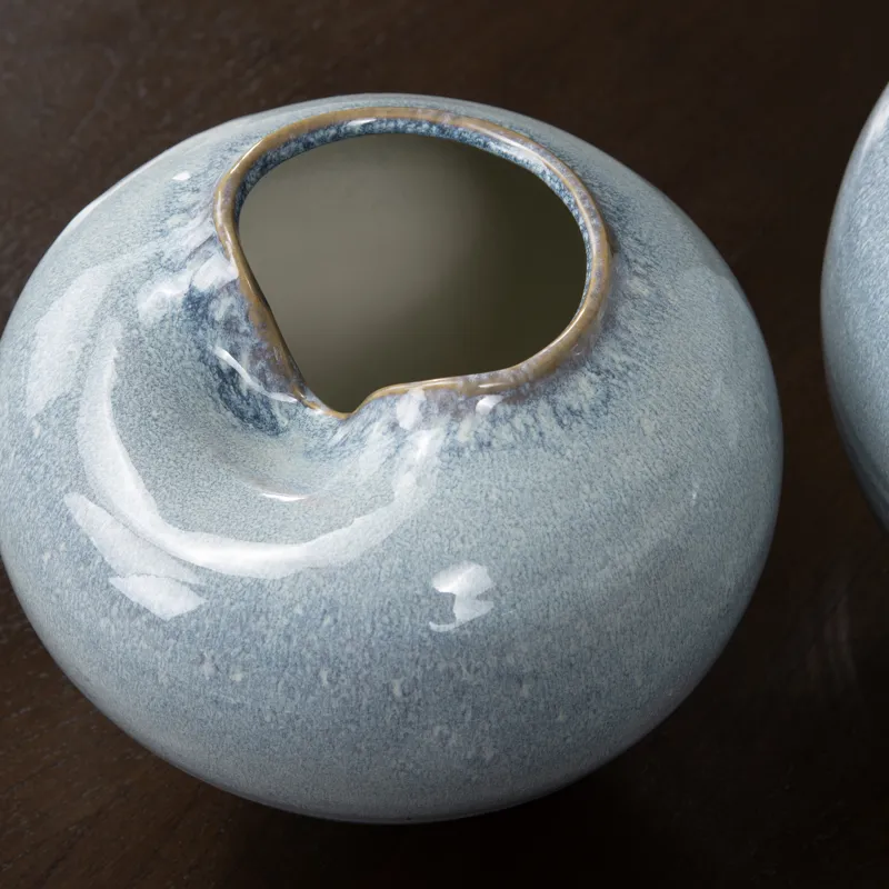 Small Biltmore Blue Ceramic Vase