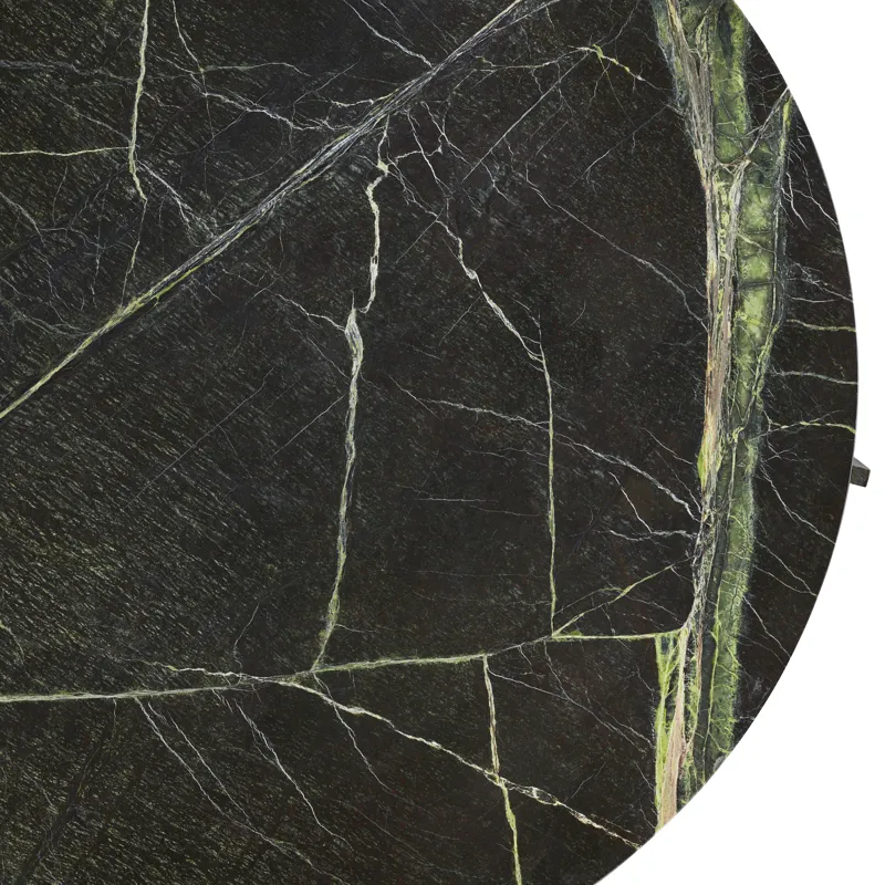 Green Marble Round Cocktail/coffee Table