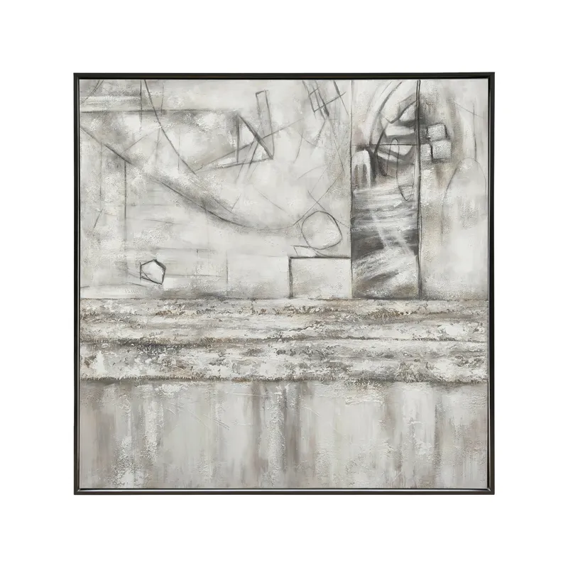 Concrete Dreamscape Contemporary Abstract Canvas Wall Art