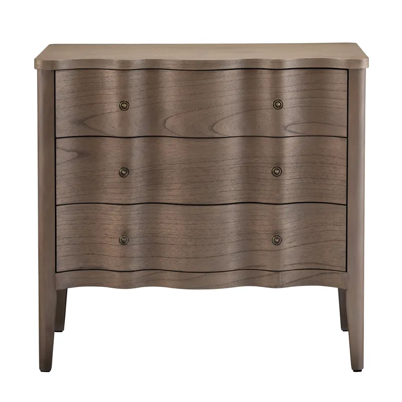 3-drawer Light Brown Natural Wood Grain Accent Chest