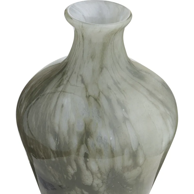 Brookshire Small Green Glass Vase