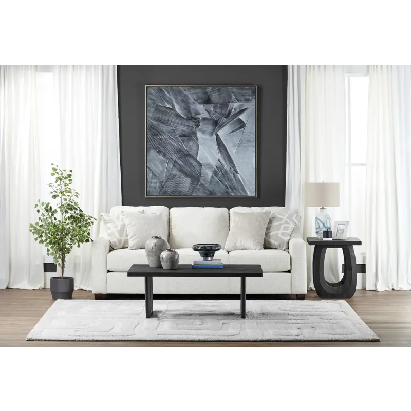 Solid Wood Black Wood Grain Cocktail/coffee Table