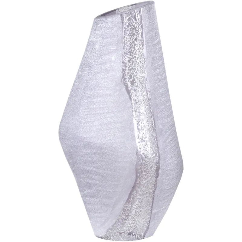 Bellini Small White Glass Vase