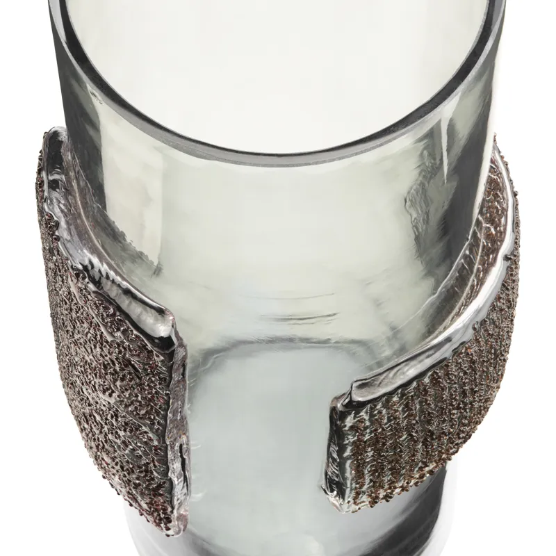 Harveston Large Gray Glass Vase