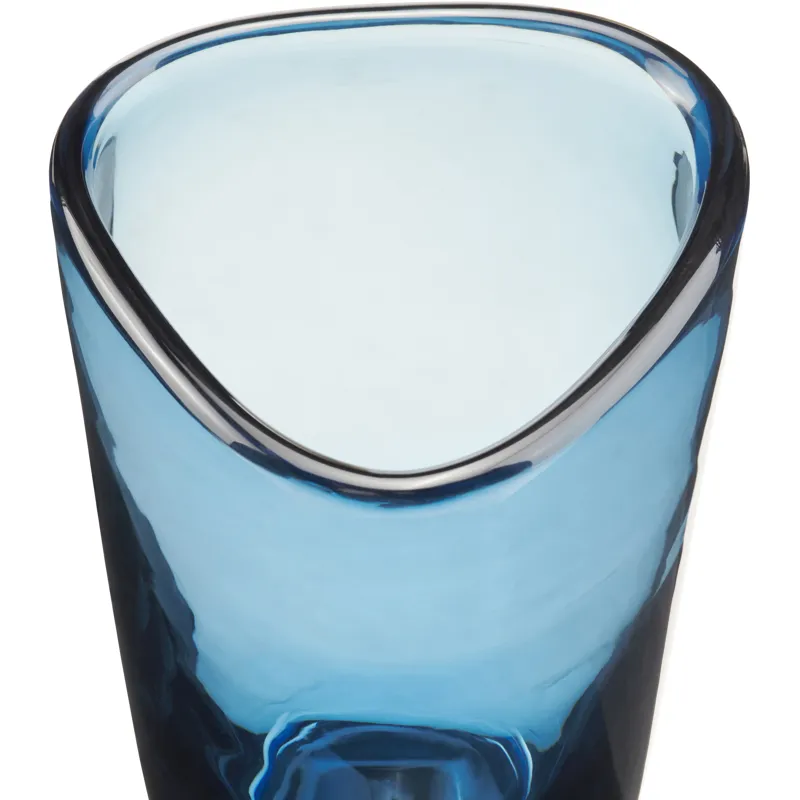 Renner Large Blue Glass Vase