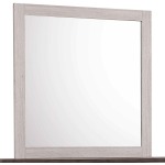 Coralee Dresser Mirror - Chalk Grey