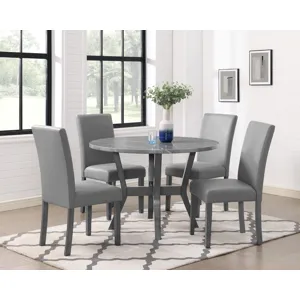 Judson 5-pk Dining Table Set Grey