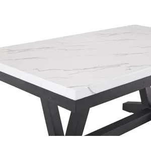Vance Faux Marble Dining Table