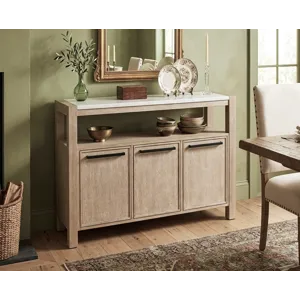 Hazel Genuine Marble Sideboard