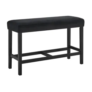 Marbel Counter Height Bench Black