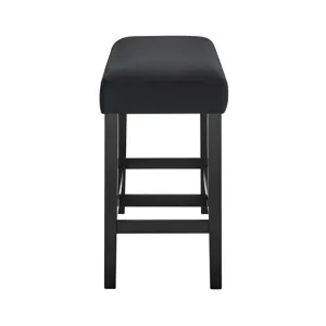 Marbel Counter Height Bench Black