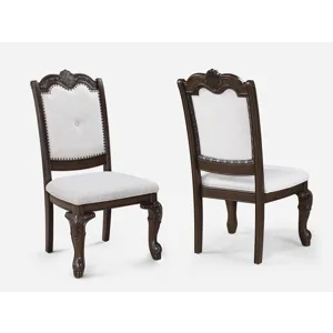 Kiera Side Chair-coffee Brown