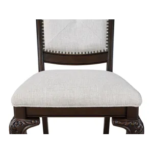 Kiera Side Chair-coffee Brown