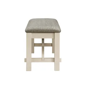 Maribelle Bench Chalk Warm Grey