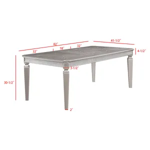 Klina Dining Table (1*18 Leaf)