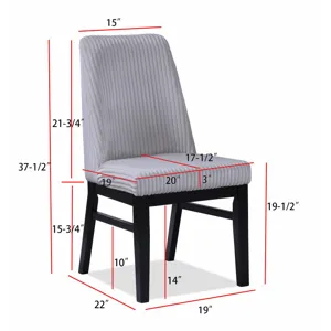 Hadley Side Chair Light Grey