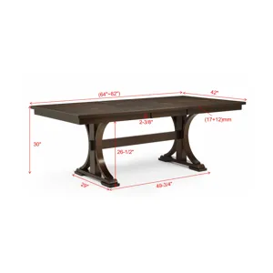 Hamil Dining Table (w/18 Butfly Leaf)