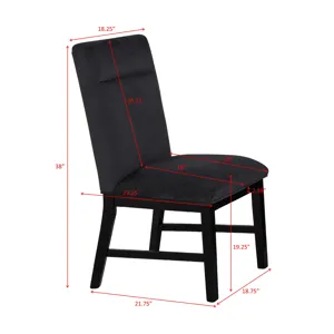 Sebastian Side Chair Black