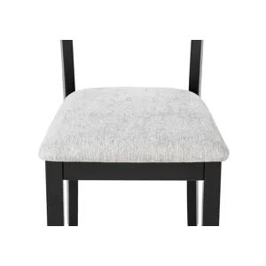 Lester 6-pk Dining W/bench L.grey