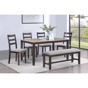 Branson 5pk Dinette Set Light Brown