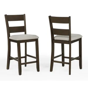 Lester 5-pk Counter Height Table Set Brown